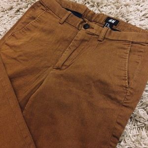 H&M - Tan Skinny Pants
